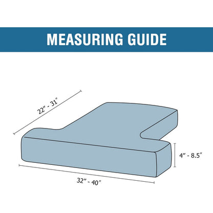 Stretch T Cushion Chair Sofa Slipcover T Cushion Covers -Brown