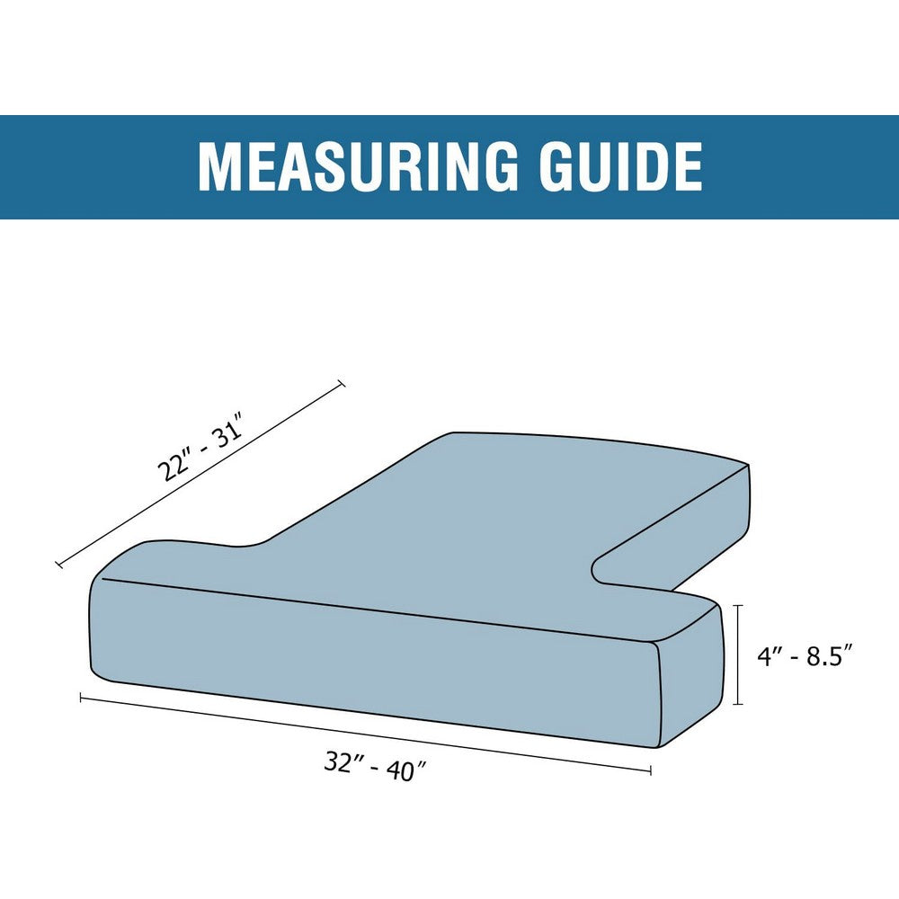 Stretch T Cushion Chair Sofa Slipcover T Cushion Covers -Light grey