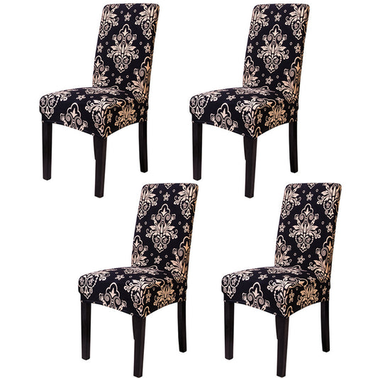 Chair Cover 4Pcs Stretch Dining Chair Cover Removable Washable Chair Covers-