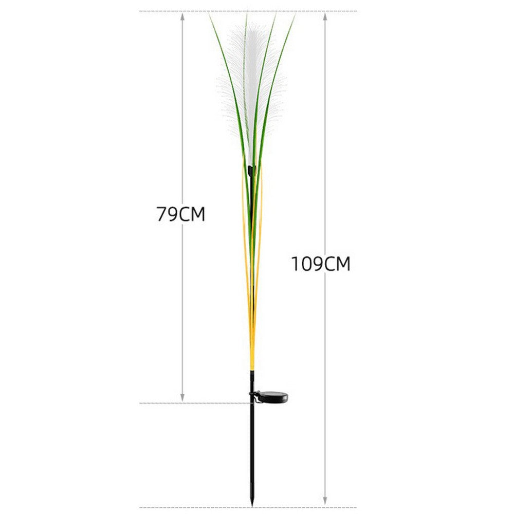 Reed Solar Lights Outdoor LED Waterproof Garden Stake Light