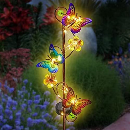 Butterfly Solar Garden Lights Outdoor Garden Decor