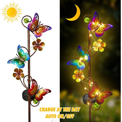 Butterfly Solar Garden Lights Outdoor Garden Decor