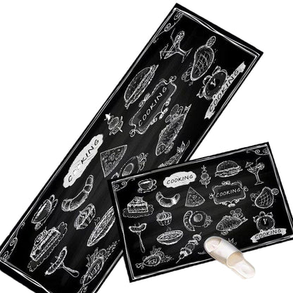 2pcs Kitchen Mat Non Slip Comfort Floor Carpet for Kitchen Office Home -Style 3