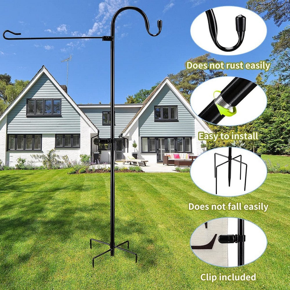Garden Flag Holder Stand With Shepherd Hook