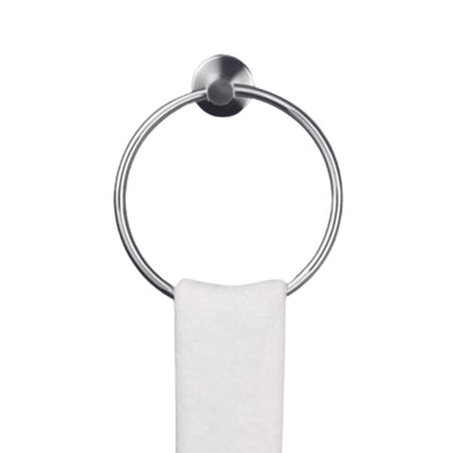 Set of 7 Pcs Bathroom Hardware Set Wall Mount Towel Holder Paper Holder Bundle Silver