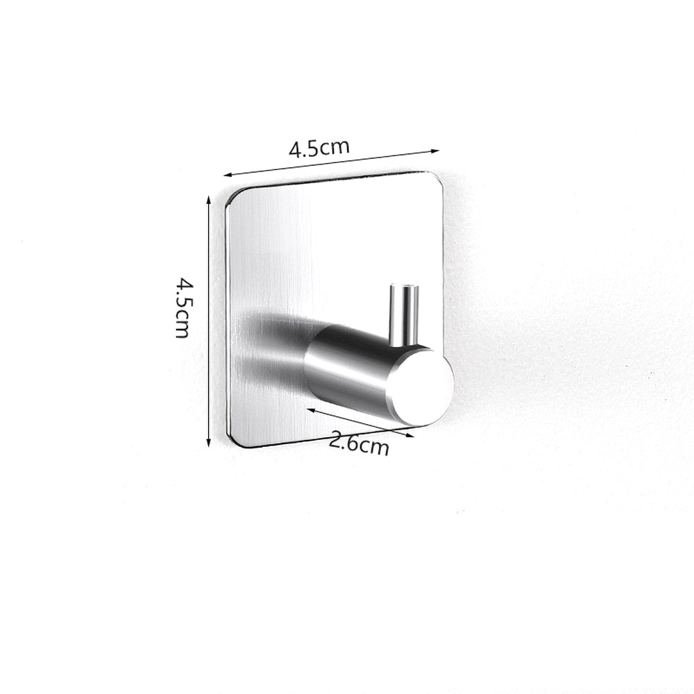 Set of 7 Pcs Bathroom Hardware Set Wall Mount Towel Holder Paper Holder Bundle Silver