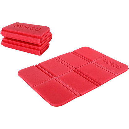 4 Colors Foldable Foam Seat Pad Camping Cushion Seat Pad Set
