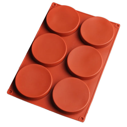 2 Piece Silicone Muffin Top Pans Round Baking Mold