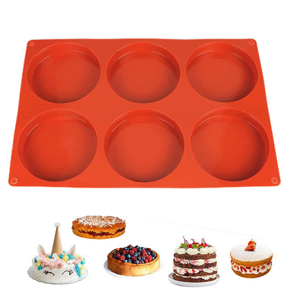 Silicone Muffin Top Pans Round Baking Mold