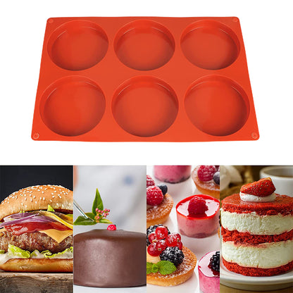 Silicone Muffin Top Pans Round Baking Mold