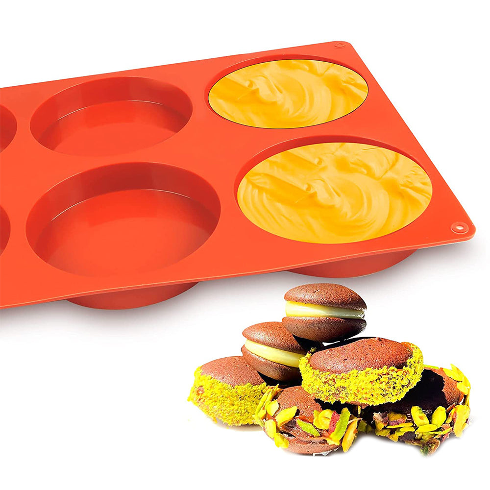 Silicone Muffin Top Pans Round Baking Mold