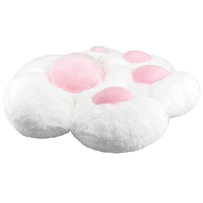 Cute Cat Paw Seat Pad Lazy Sofa Chair Seat Cushion 65 x 60cm White