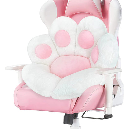 Cute Cat Paw Seat Pad Lazy Sofa Chair Seat Cushion 65 x 60cm White