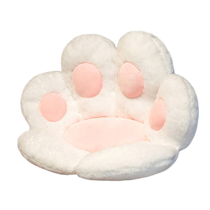 Cute Cat Paw Seat Pad Lazy Sofa Chair Seat Cushion 65 x 60cm White