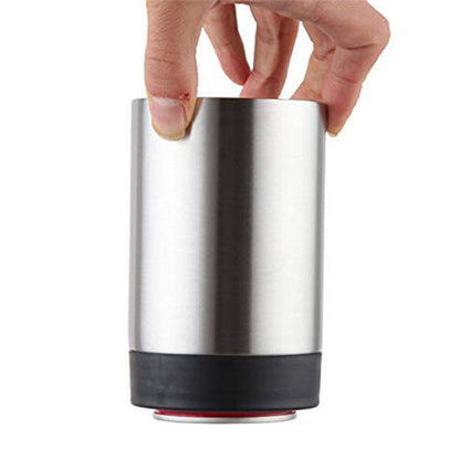 Skinny Can Cooler Double Wall Stainless Steel Insulated Can Holder Bottle Cooler -Steel color