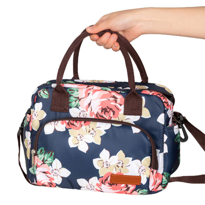 Insulated Lunch Bag Reusable Cooler Lunch Box Freezable Tote Bag for Office Work School Picnic Beach -Style 5