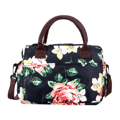 Insulated Lunch Bag Reusable Cooler Lunch Box Freezable Tote Bag for Office Work School Picnic Beach -Style 5