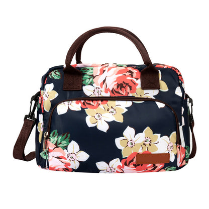 Insulated Lunch Bag Reusable Cooler Lunch Box Freezable Tote Bag for Office Work School Picnic Beach -Style 5