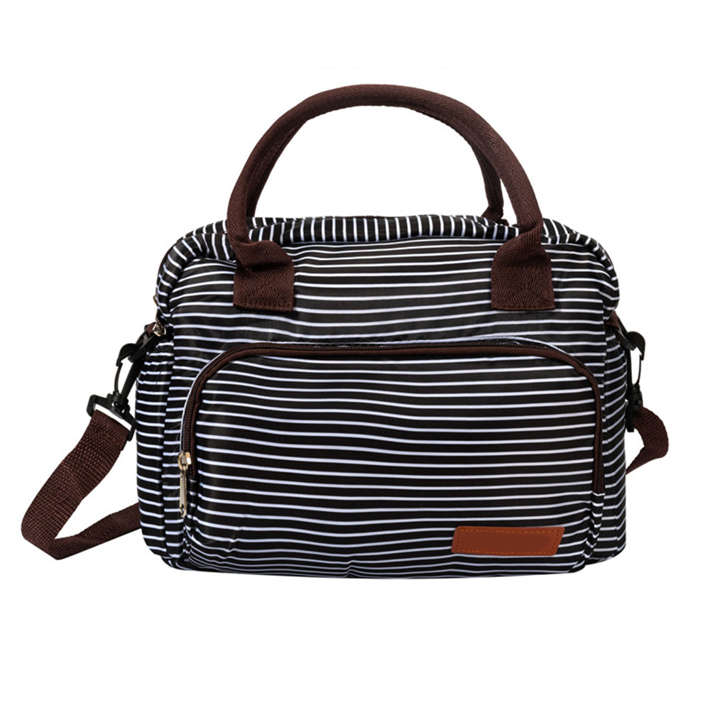 Insulated Lunch Bag Reusable Cooler Lunch Box Freezable Tote Bag for Office Work School Picnic Beach -Style 2
