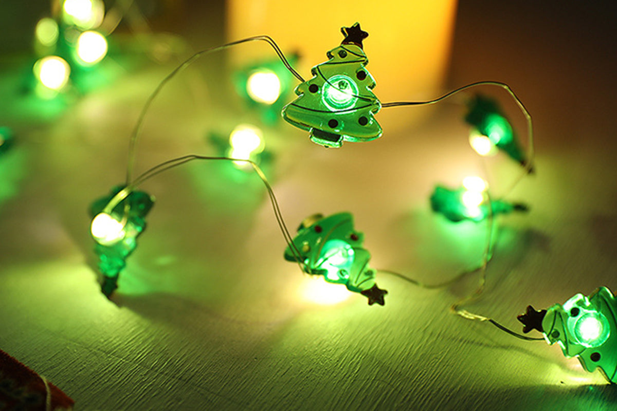 Battery Operated Cane String Lights Christmas Lights For Bedroom Party Xmas Tree Decoration-Christmas Tree