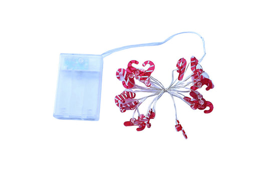 Battery Operated Cane String Lights Christmas Lights For Bedroom Party Xmas Tree Decoration-Walking Stick