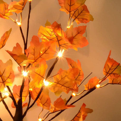 Cherry Blossom Tree Light LED Lighted Flower Desk Lamp Bonsai Tree Table Lamp-Style 2