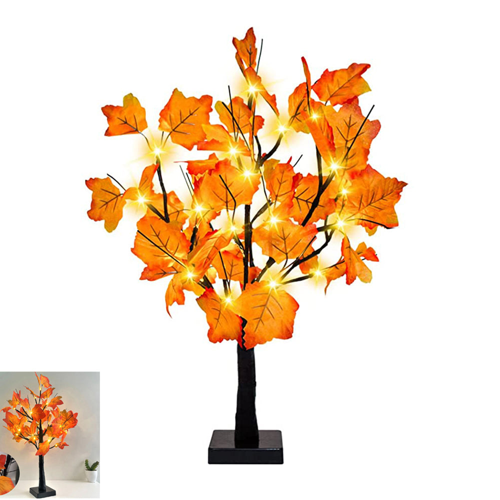Cherry Blossom Tree Light LED Lighted Flower Desk Lamp Bonsai Tree Table Lamp-Style 2