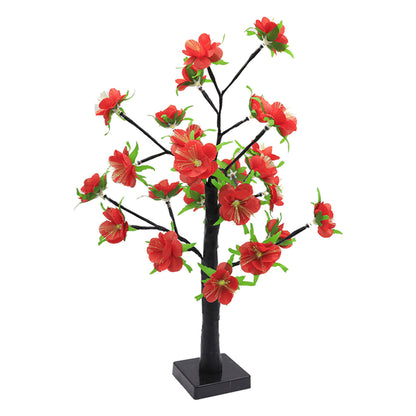 Cherry Blossom Tree Light LED Lighted Flower Desk Lamp Bonsai Tree Table Lamp-Style 1
