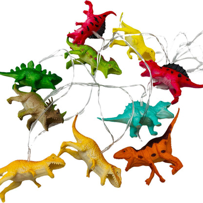 10LED Dinosaur Shape String Lights Garland Room Decor Christmas Party Supplies Battery Operated Lights