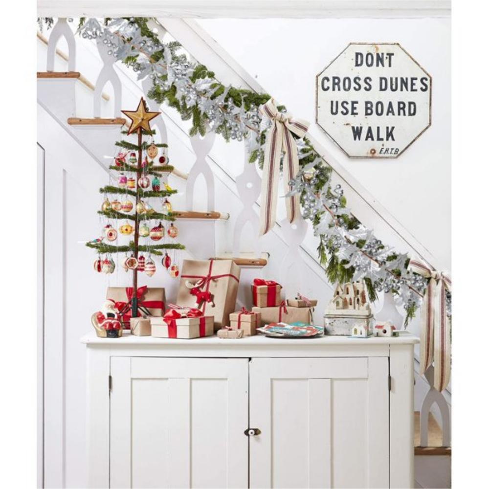 Red Berry Christmas Garland Flexible Artificial Berry Garland for Indoor Outdoor Fireplace Decoration-Style 4