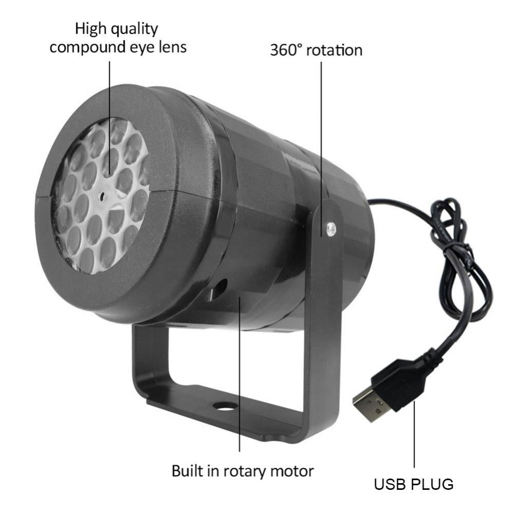 Christmas Projector LED Light Rotating Stage Light