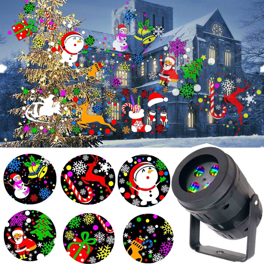 Christmas Projector LED Light Rotating Stage Light