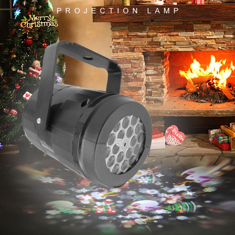 Christmas Projector LED Light Rotating Stage Light