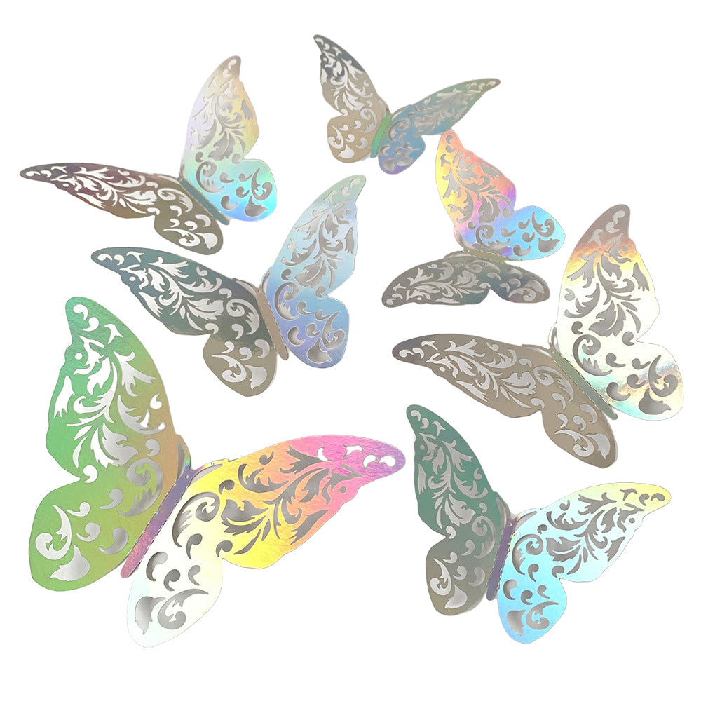 3D Butterfly Wall Stickers Art Decals Home All Room Decorations Decor Kids 60Pcs Bundle