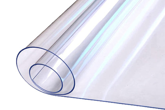 Transparent Floor Mat Water Resistance PVC Clear Area Rug Chair Table Protector-L