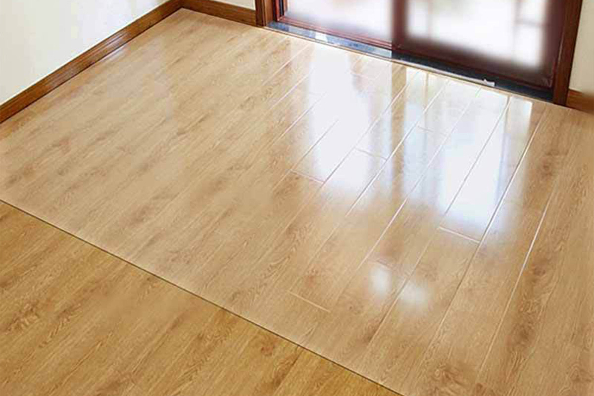 Transparent Floor Mat Water Resistance PVC Clear Area Rug Chair Table Protector-L