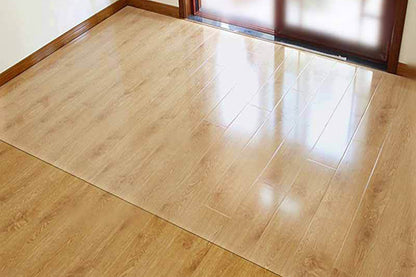 Transparent Floor Mat Water Resistance PVC Clear Area Rug Chair Table Protector-L