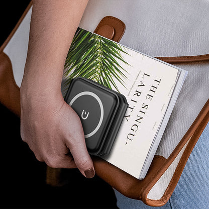 Wireless Charger 3 in 1 Foldable Magnetic Fast Wireless Charging Pad -Black