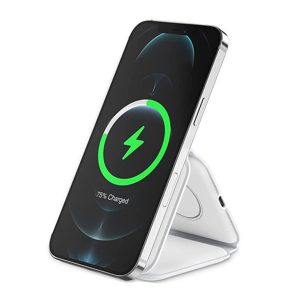 Wireless Charger 3 in 1 Foldable Magnetic Fast Wireless Charging Pad -White