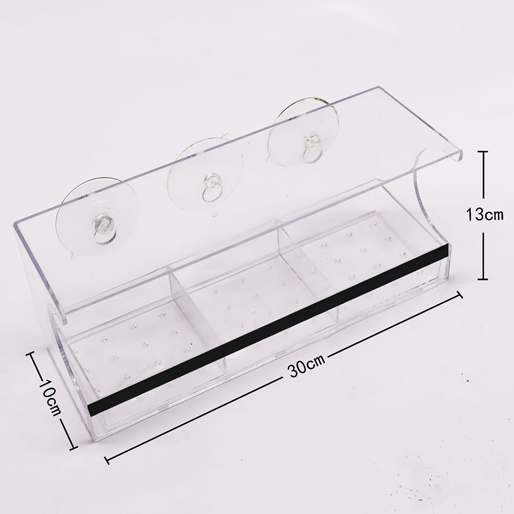 Transparent Acrylic Window Bird Feeder with Suction Cups Outdoor