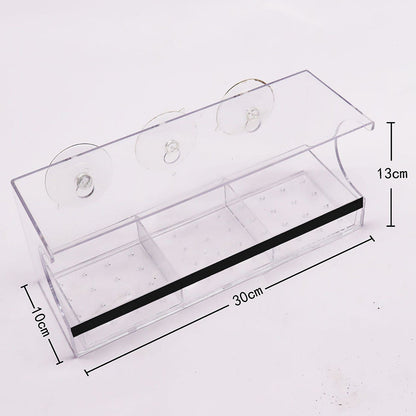 Transparent Acrylic Window Bird Feeder with Suction Cups Outdoor