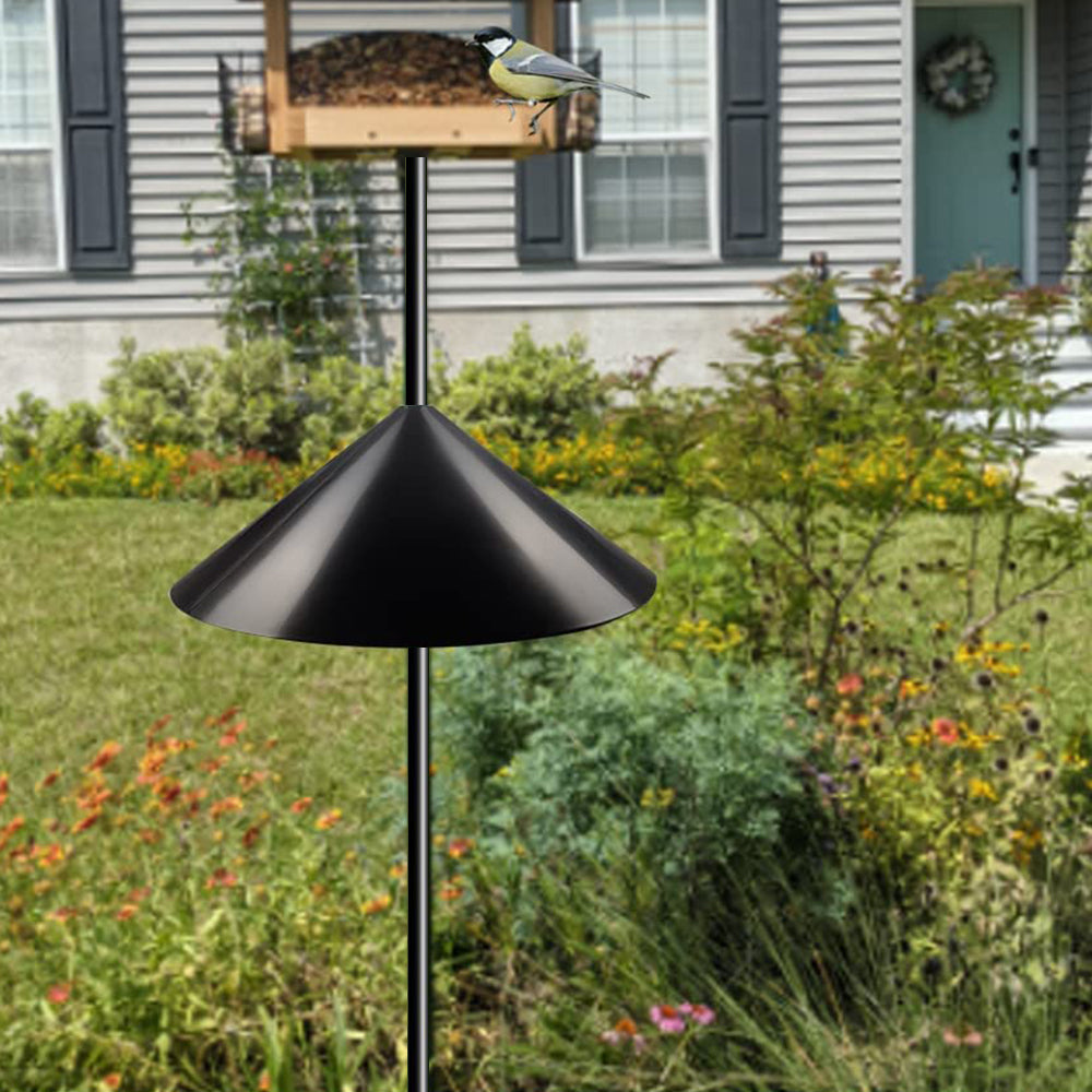 Pole Mount Squirrel Baffle Protect Bird Feeders Protective Cover Squirrel Proof Baffle