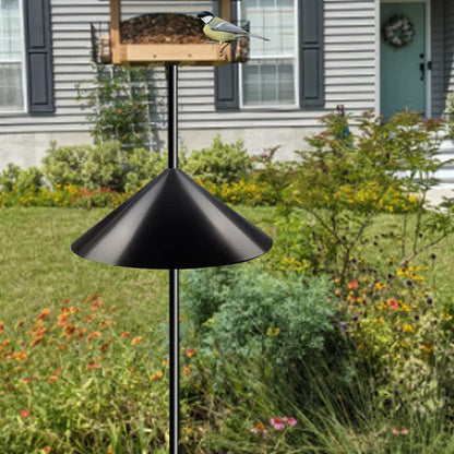 Pole Mount Squirrel Baffle Protect Bird Feeders Protective Cover Squirrel Proof Baffle