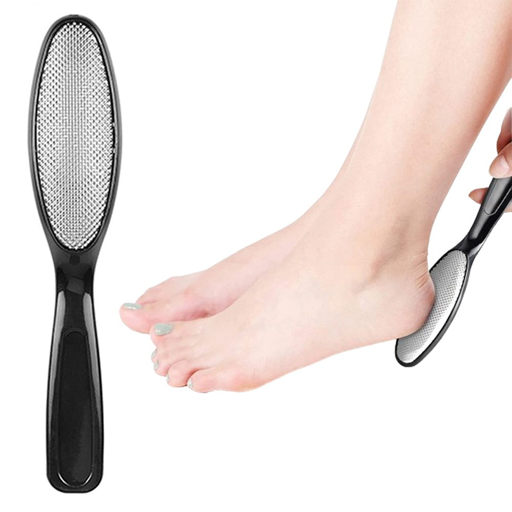 Electric Foot File Callus Remover with 10-Piece Pedicure Tool Set - White