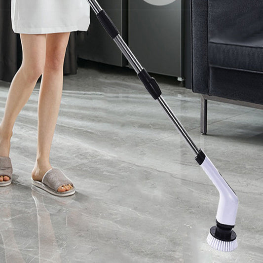 Electric Spin Scrubber Rechargeable Adjustable Cleaning Brush Set