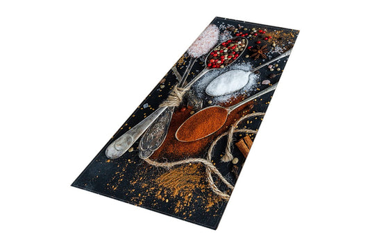 Spice Cooking Kitchen Rugs Anti-fatigue Standing Waterproof Non Slip-Style 1