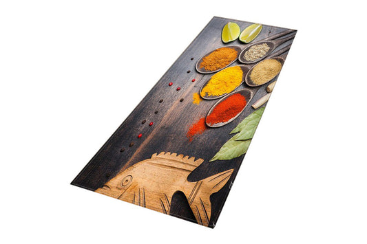 Spice Cooking Kitchen Rugs Anti-fatigue Standing Waterproof Non Slip-Style 2