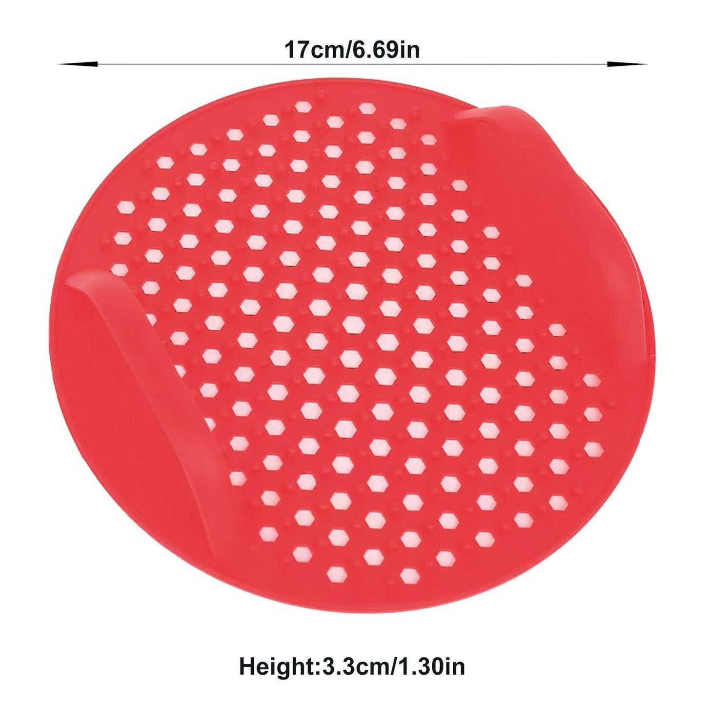 Air Fryer Silicone Liners Pots For Baking Roasting Microwave Non-stick Reusable Pot Mat-Red