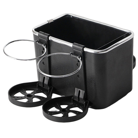 Multifunctional Car Armrest Storage Box with 2 Water Cup Holder
