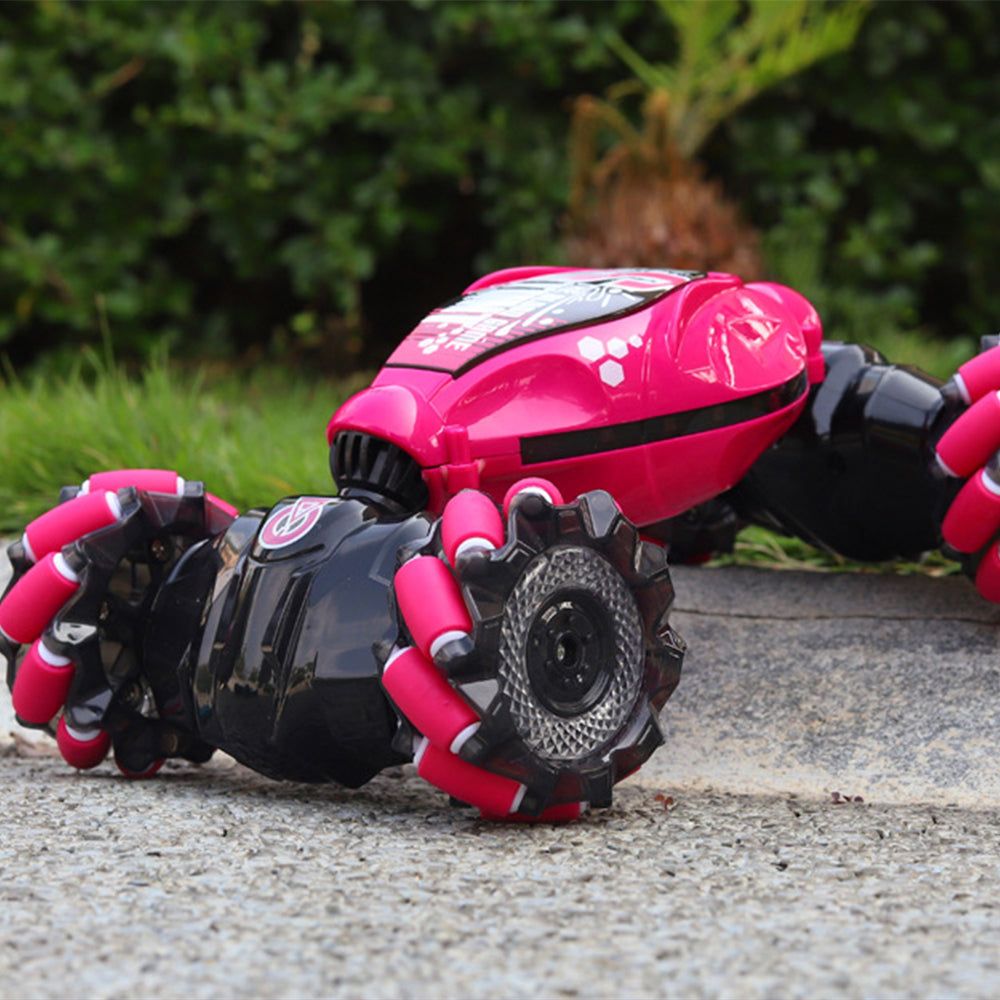 Toy Remote Hand Control Watch Gesture Sensor Twist Car Toy USB Charging Car Toy - Red